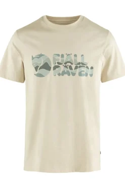 Clearance Fjällräven T-Shirt Multicolor Logo T-Shirt M Chalk White