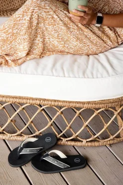 Clearance Foamlife Slippers Yogi Black