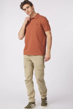 New Fred Perry Polo The Cinnamon/Crbrick
