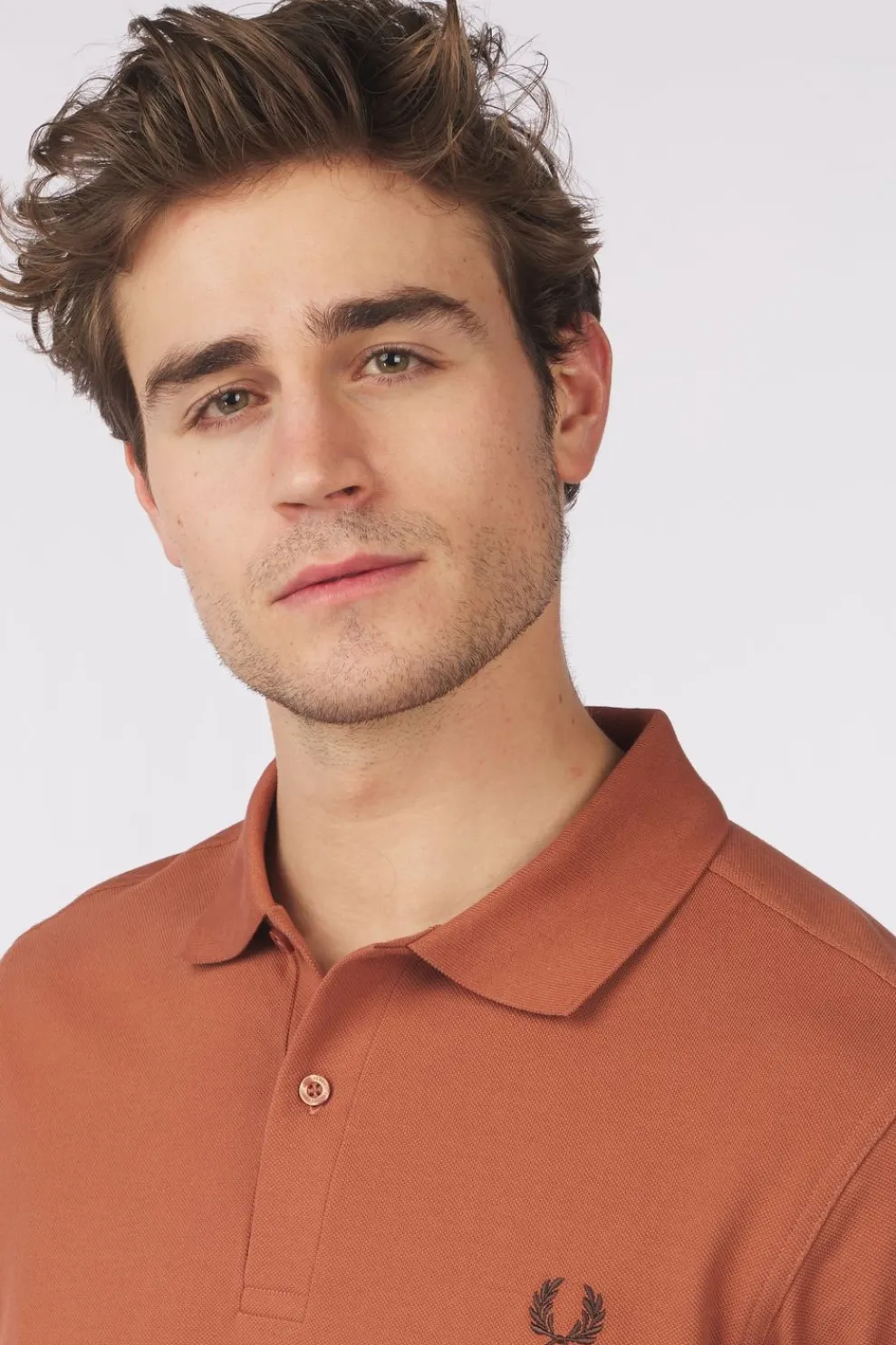 New Fred Perry Polo The Cinnamon/Crbrick