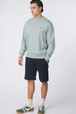 Sale Fred Perry Trui Crew Neck Ink Blue