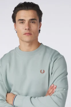 Sale Fred Perry Trui Crew Neck Ink Blue