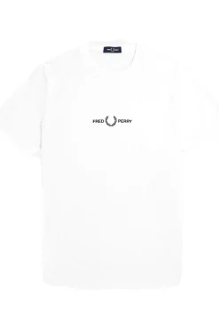 T-Shirt Embroidered-Fred Perry Outlet