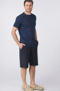 Hot Fred Perry T-Shirt Ringer Dark Navy