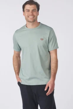 Clearance Fred Perry T-Shirt Ringer Dark Navy