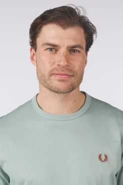 Clearance Fred Perry T-Shirt Ringer Dark Navy