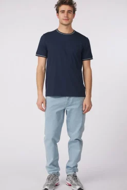 Clearance Fred Perry T-Shirt Twin Tipped Tnsbl/Slvrbl/Nvy