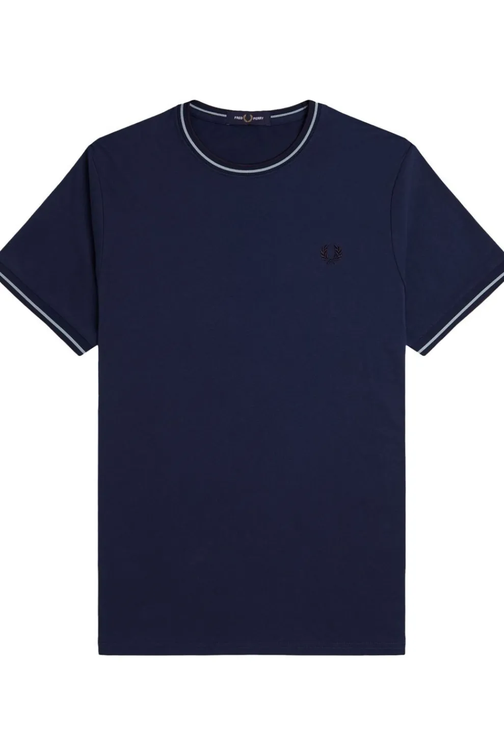 Clearance Fred Perry T-Shirt Twin Tipped Tnsbl/Slvrbl/Nvy