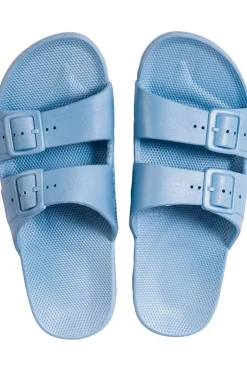 Clearance FREEDOM MOSES Slipper Lagoon Slide blue