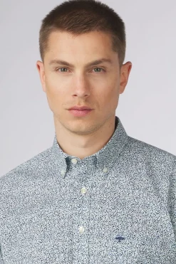 Fashion Fynch-Hatton Hemd Seasonal Turf Green