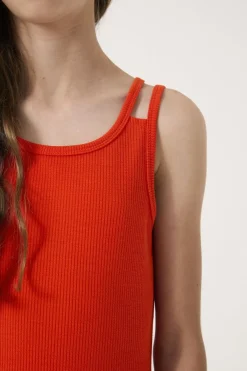 Hot Garcia Jurk C52681 Manderin Red