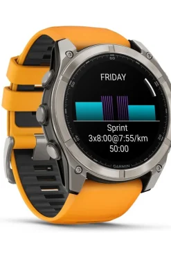 Best Garmin Sporthorloge Fenix 8 Amoled Sapphire 51mm Grafiet/Oranje, Titanium