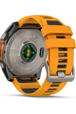 Best Garmin Sporthorloge Fenix 8 Amoled Sapphire 51mm Grafiet/Oranje, Titanium