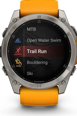 Best Garmin Sporthorloge Fenix 8 Amoled Sapphire 51mm Grafiet/Oranje, Titanium