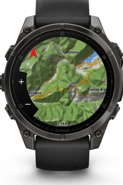 Online Garmin Sporthorloge Fenix 8 47mm Amoled Sapphire Carbongrijs/Zwart, Titanium