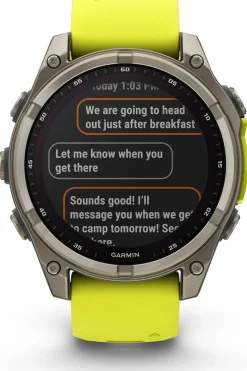 Sporthorloge Fenix 8 47mm Saffier Solar-Garmin Hot