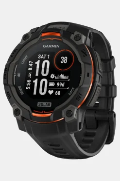 New Garmin Sporthorloge Instinct 3, 45Mm, Solar Black Bezel With Black Band