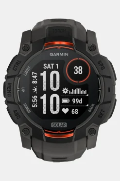 Fashion Garmin Sporthorloge Instinct 3, 50Mm, Solar Black Bezel With Charcoal Band