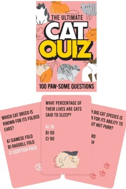 Fashion Gift Republic Speelgoed Cat Quiz Cards No Colour