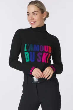 Fleece Amour Long Sleeve Knit Sweater-Goldbergh New