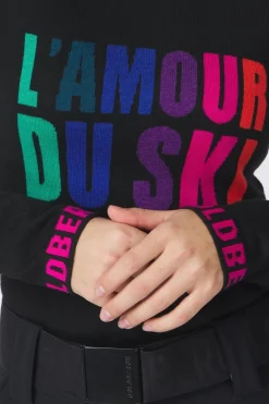 Fleece Amour Long Sleeve Knit Sweater-Goldbergh New