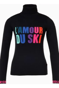 Fleece Amour Long Sleeve Knit Sweater-Goldbergh New