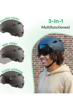 Best Gooff Fietshelm Pilot+ Matzwart