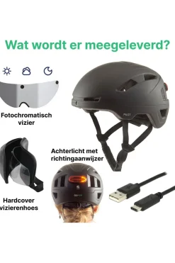 Best Gooff Fietshelm Pilot+ Matzwart