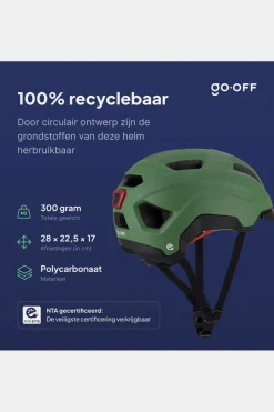 Sale Gooff Fietshelm Rider Khaki