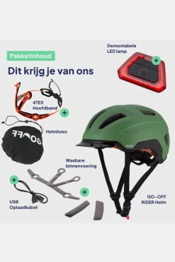 Sale Gooff Fietshelm Rider Khaki