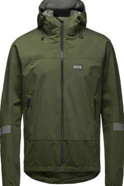 Outlet GOREWEAR Jas Lupra Mens dark green