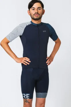 Discount GOREWEAR T-Shirt C5 Optiline dark blue/white