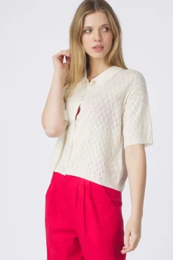 Best Grace&Mila Cardigan Pao_12881 Ecru