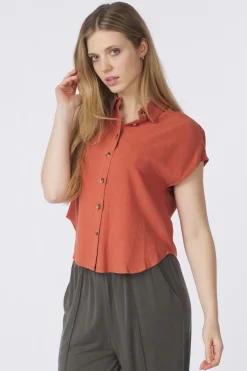 Clearance Grace&Mila Hemd Perez_13104 Terracotta