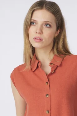 Clearance Grace&Mila Hemd Perez_13104 Terracotta