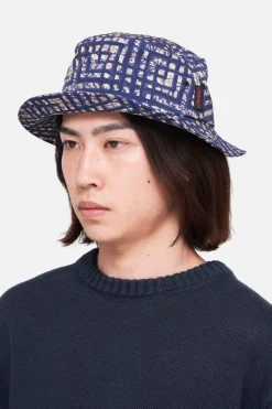 New Gramicci Hoed Nylon Packable Bucket Batik Navy