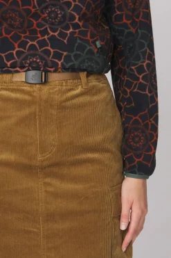 Online Gramicci Rok W'S Corduroy Long Cargo Skirt Mocha Beige