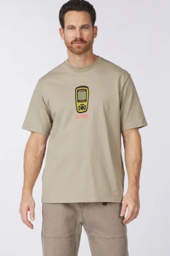 Clearance Gramicci T-Shirt Gps Tee Smoky Sand
