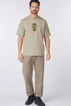Clearance Gramicci T-Shirt Gps Tee Smoky Sand