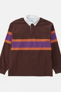 Hot Gramicci T-Shirt Langdon Rugby Shirt Stripe