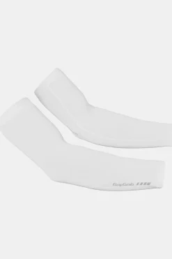 New GripGrab Arm Warmers Upf 50+ Uv Protect Arm Sleeves White