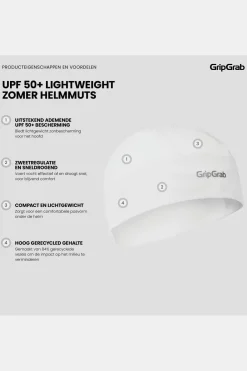 Fashion GripGrab Cap Upf 50+ Lightweight Summer Skull White