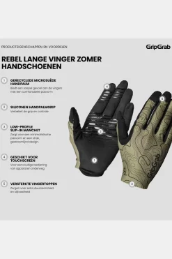 Handschoenen Rebel Full Finger Summer-GripGrab Fashion