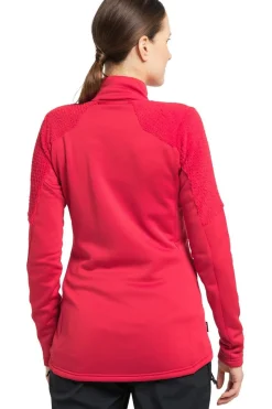Fashion Haglöfs Fleece Touring Mid Jacket Women Scarlet Red