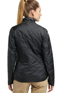 Clearance Haglöfs Jas L.I.M Barrier Jacket Women Magnetite/Desert Yellow