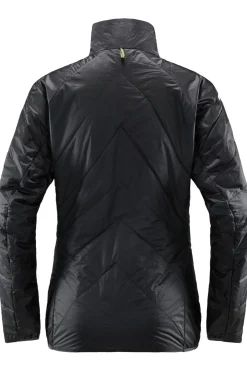 Clearance Haglöfs Jas L.I.M Barrier Jacket Women Magnetite/Desert Yellow