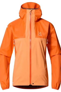 Discount Haglöfs Regenjas L.I.M Critus Gtx Active Jacket Women Flame Orange/Soft Orange