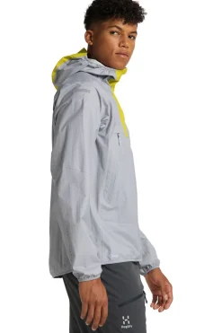 Discount Haglöfs Regenjas L.I.M Proof Jacket Concrete/Aurora