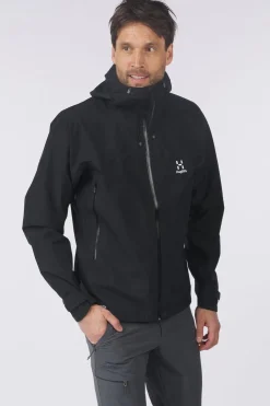 Clearance Haglöfs Regenjas Roc Flash Men True Black