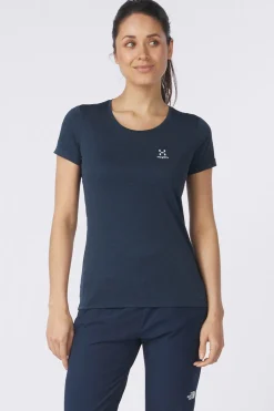 Hot Haglöfs T-Shirt Ridge Hike Tarn Blue Solid